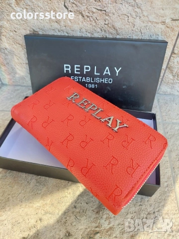 Чирвено портмоне Replay - SG60, снимка 3 - Портфейли, портмонета - 46678925