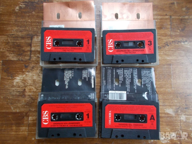 4 бр. оригинални аудио касети на Андреас Фоленвайдер Andreas Vollenweider, снимка 3 - Аудио касети - 53188848