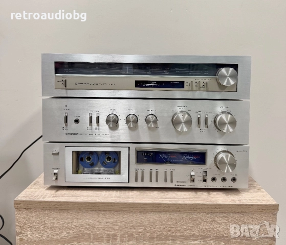🔊Ретро аудио система сет PIONEER - усилвател, дек и тунер 🔊