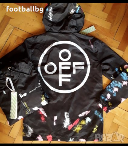 Модерните якета ветровки ❤ OFF WHITE размери М и L, снимка 2 - Якета - 31937013