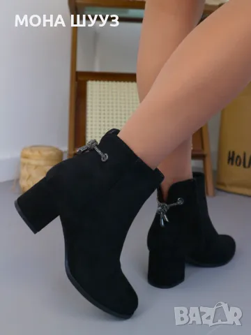 ДАМСКИ БОТИ НА ТОК код 16, снимка 5 - Дамски боти - 47383931