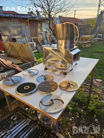 Зеленчукорезачка втора употреба Професионална за стъргане на кашкавал и рязане на зеленчуци 7бр.  , снимка 5 - Обзавеждане на кухня - 52849137