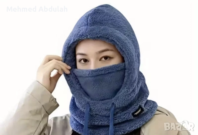 Дамски зимни плюшени топли шапки , снимка 7 - Шапки - 51969958