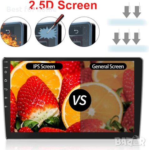 Android Auto и Apple Carplay Мултимедия за кола - 10-инчов сензорен екран + камера, снимка 11 - Аксесоари и консумативи - 40419016