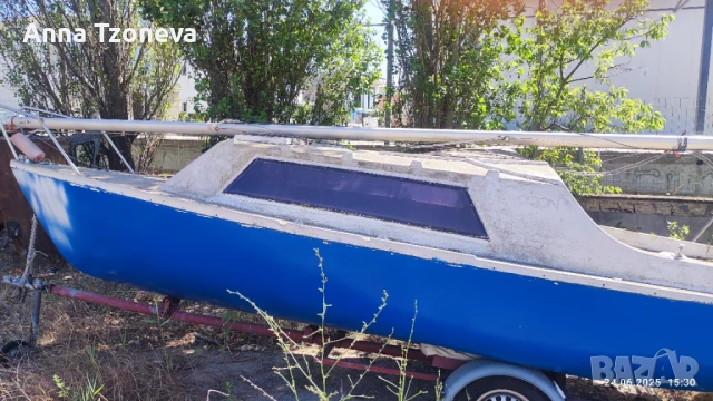 Продавам ветроходна яхта Орион 540, швертова , снимка 4 - Воден транспорт - 50885117