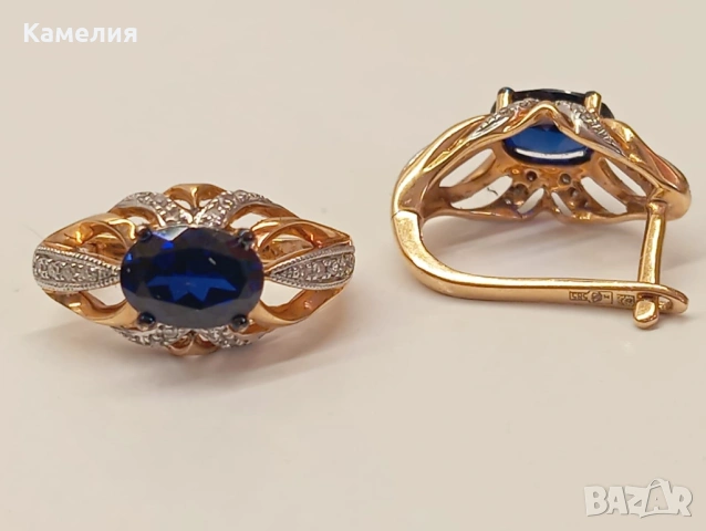 Руско злато. , снимка 6 - Обеци - 53754466