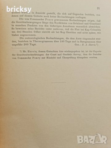 1910 WIEN Die Entdeckung des Nordpols Peary Robert Откриването на Северния полюс, снимка 3 - Специализирана литература - 42549139