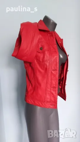 XXS / S - "Crazy - outfits" Germany / "Arma" Leather / Естествена кожа и набук яке , снимка 5 - Якета - 49674733