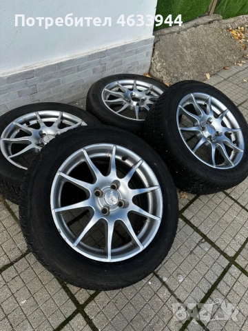 Джанти с гуми 4х100, снимка 2 - Гуми и джанти - 52555200