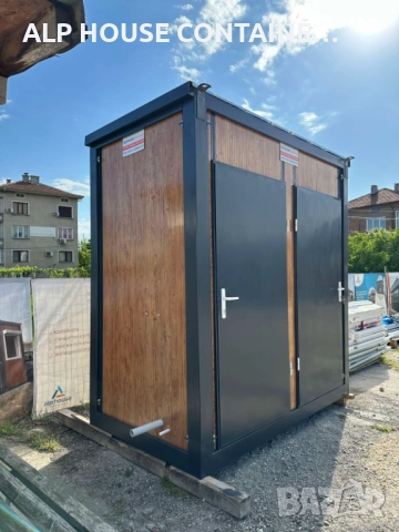 Двойна тоалетна 240х140 | Санитарен контейнер, WC, Модулен, Строителен, снимка 3 - Друго търговско оборудване - 51602505