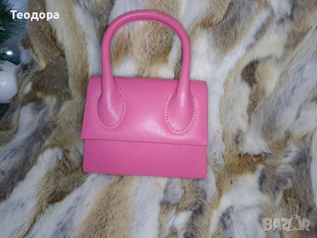 Розова чанта , снимка 5 - Чанти - 38926338