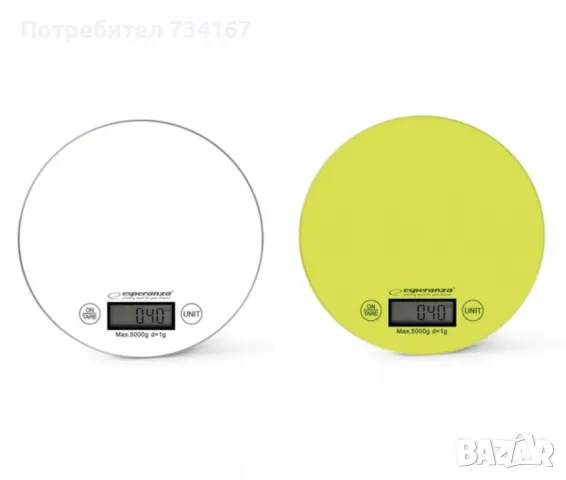 Кухненска везна Esperanza EKS003W,5кг, снимка 1