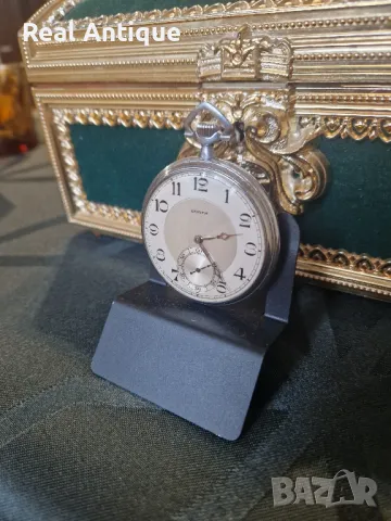 Чудесен антикварен колекционерски швейцарски джобен часовник ZENITH , снимка 5 - Антикварни и старинни предмети - 49175809