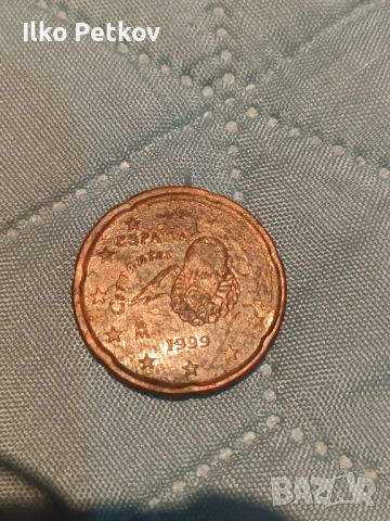 20 евроцента 1999г., снимка 2 - Нумизматика и бонистика - 53865414