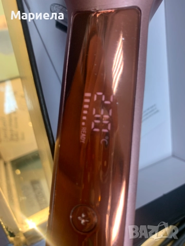 Четка за изправяне на коса Terviiix / 230°С / Розово злато, снимка 3 - Други - 52331675