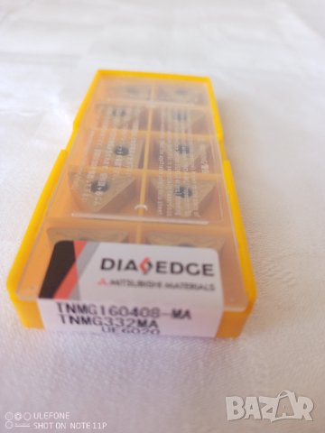 Комплект от 10 броя стругарски пластини DIA EDGE TNMG160408 MA UE6020 , снимка 2 - Други инструменти - 41525005