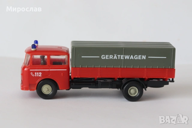 PERMOT H0 1/87 SKODA ШКОДА МАДАРА ЛИАЗ ПОЖАРНА КАМИОН МОДЕЛ