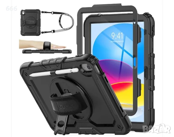SEYMAC Stock калъф за iPad A16 11-то/10-то поколение 11/10.9 2025/2022