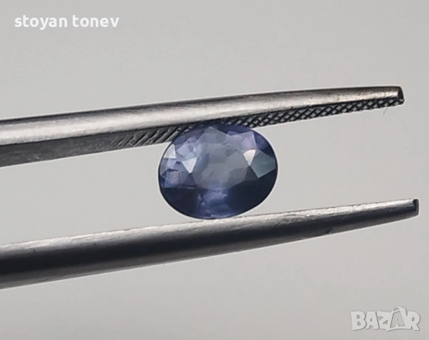 Рядък естествен сапфир с промяна на цвета – истинско бижу за колекционери и ценители!, снимка 3 - Други - 53867557