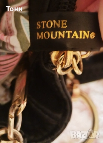 Stone Mountain Нова Дамска Чанта Изцяло Естествена Кожа , снимка 11 - Чанти - 51827323