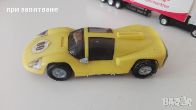 Стара количка от соц времето и 2 бр. камиончета, снимка 3 - Колекции - 36474488