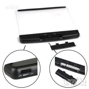 Светещ светлина LED лед панел разделител книгоразделител за четене книги книга с осветление светлина, снимка 3 - Лед осветление - 40334930