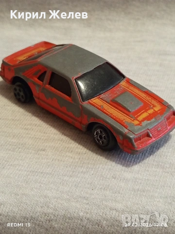 Метална количка спортен модел FORD MUSTANG 🐎 за КОЛЕКЦИЯ ДЕКОРАЦИЯ 20530