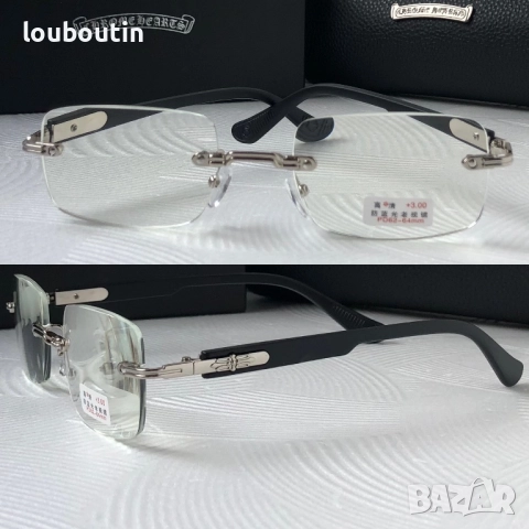 Chrome Hearts очила за четене диоптър +1 +1,5 +2 +2,5 +3 +3,5 +4, снимка 3 - Слънчеви и диоптрични очила - 52515869