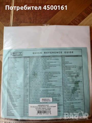 Генетичен материал за изработване на мухи за риболов , снимка 2 - Такъми - 50803355