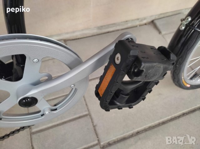 Продавам колела внос от Германия двойно сгъваем велосипед  BLACK PRO BIKE 20 цола, снимка 16 - Велосипеди - 39675186