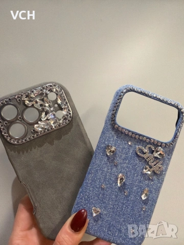 Кейс за 17 про с камъни