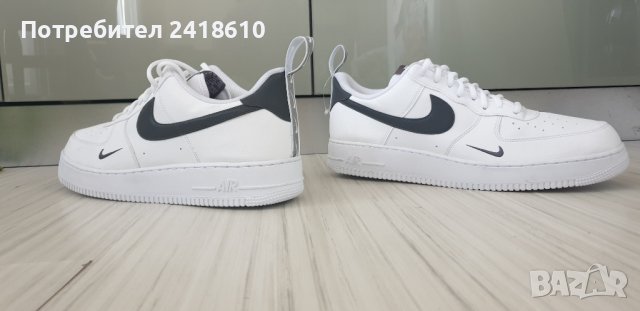 Nike Air Force 1 Low White Metal UK 13 US 14 Mens Size 48.5/32см НОВО! ОРИГИНАЛ!, снимка 9 - Кецове - 41967949