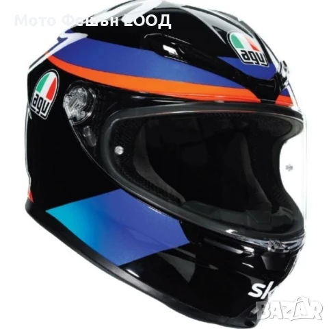 мото каска AGV K6 Marini Sky racing team Размер ML 