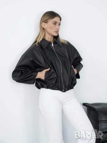 дамско кожено яке