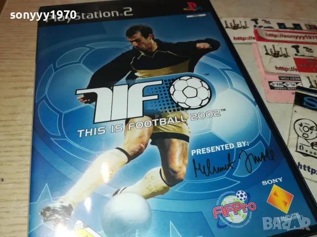 SONY PS2 GAME FOOTBALL 2002 FIFPRO 1901251829, снимка 10 - Игри за PlayStation - 48742920