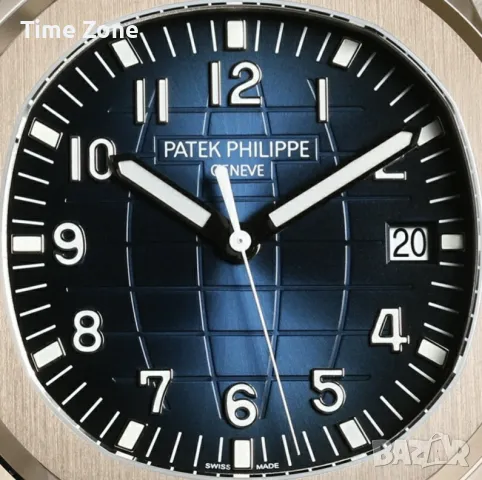 Patek Philippe Aquanaut 40mm White Gold  Blue Dial Automatic Различни Варианти, снимка 10 - Мъжки - 48002449