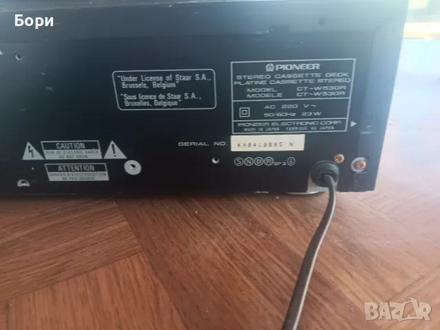 PIONEER CT-W530R , снимка 13 - Декове - 48371222