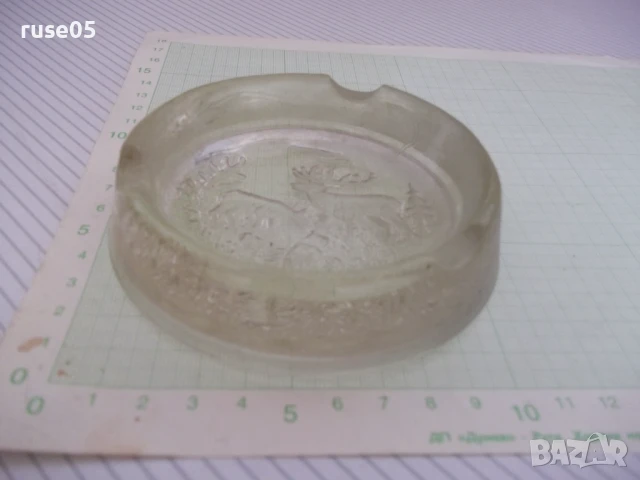 Пепелник стар стъклен