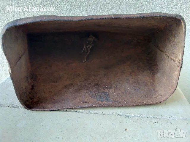 Огромна стара желязна хлопка/без език/, снимка 6 - Антикварни и старинни предмети - 56340052