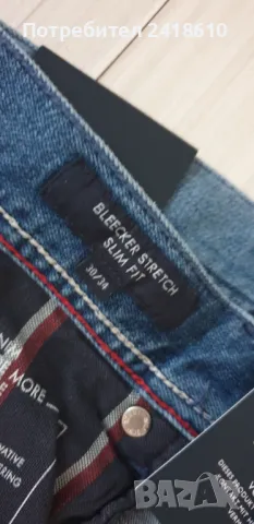 Tommy Hilfiger Bleecker Slim Fit Mens Size 30/34 НОВО! ОРИГИНАЛ! Мъжки Дънки!, снимка 13 - Дънки - 48801362