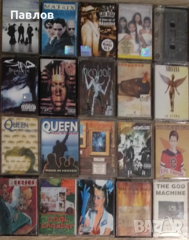 Лот от 20 аудио касети (рок, поп, алтърнатив, рап), снимка 2 - Аудио касети - 53408361