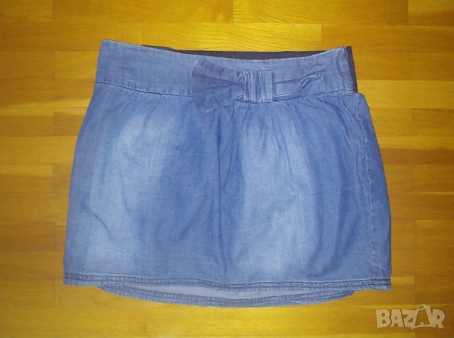Къса дънкова пола, S размер, снимка 1