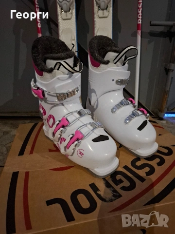 Детски комплект ски Rossignol-100см.+обувки Rossignol-21.5 , снимка 2 - Зимни спортове - 53287008