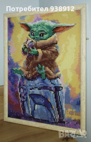 Диамантен гоблен "Йода бебе"