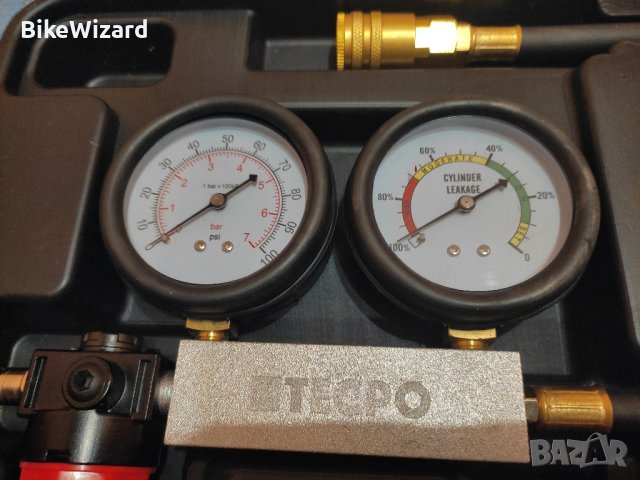 TECPO тестер за измерванията на компресия в цилиндрите НОВО, снимка 2 - Други инструменти - 42667475