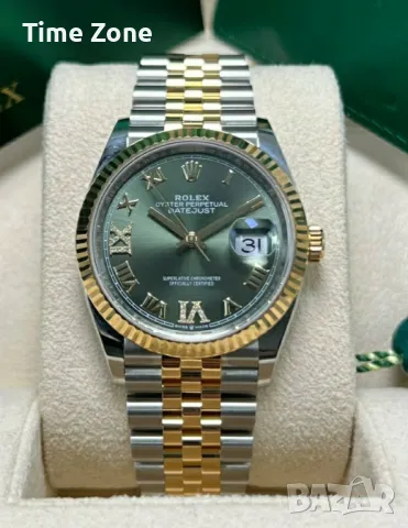 Rolex Datejust 36mm Steel Black Dial Automatic Дамски Различни Варианти, снимка 13 - Дамски - 48183151