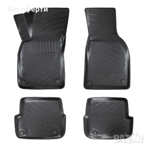 Гумени стелки RizLine съвместими с Audi A4 B6  B7 2001-2006