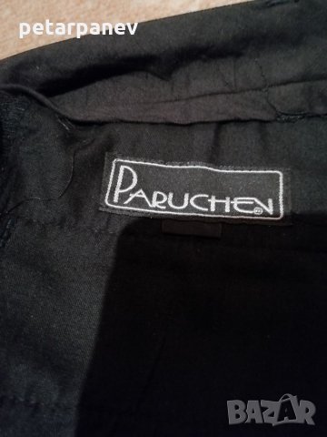 Черен мъжки панталон Paruchev - М размер, снимка 3 - Панталони - 34407411