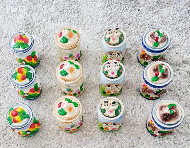 керамични бурканчета, снимка 1