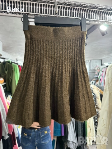 Пола от плетиво в размер S, снимка 4 - Поли - 52927135